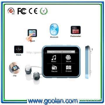 mp1862 with touch G-sensor bluetooth watch digital mp4 player